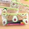 1PC New Fruit Pencil Case School Pencil Cases For Girl Stationery PVC Pencil Bag Estojo Escolar School Supplies