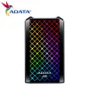 Unidades Adata SE900G SSD Estado sólido externo disco rígido disco rígido 512GB 1TB 2TB Iluminação RGB de alta velocidade SSD para laptop para desktop PC