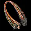 10pcs 1,5 mm PU Lederkabel Halskette mit Versteck verstellbares geflochtenes Seil für Schmuckzubehör DIY Halskette Armband