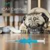 10pcs iso fdx-b chat chien microchip seringue animale id implant puce à aiguille de puce vétérinaire