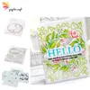 2021 New Arrival Flower Cutting Dies And Stamps And Stencil Scrapbook Diary Friendly Garden Hot Foil Embossing Template Card