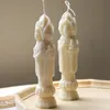 Candela della candela di candele della statua del Buddha di guanyin fai-da-te che produce candela di buddha a tre facce per doni di sapone in resina forniture artigianali