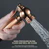 Spruzzatore di bidet in ottone rosa bidet tenuta igienica bidet spray shattaf set getto per la doccia per bagno in rame