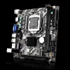 Материнские платы H61ME 16GB Mini ITX Motherboard LGA 1155 поддерживает NVME M.2 и Wi -Fi Bluetooth Ports VGA/HD/SATA2.0 Интерфейс PC Base DDR3