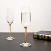 Bröllop champagne glasögon transparent mugg kristallglasögon drick glasögon kök copas bar bicchieri vetro cristallo vasos fiesta