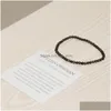 Beaded Mg0036 Wholesale Golden Obsidian Bracelet 4 Mm Mini Gemstone Womens Yoga Mala Energy Beads Nce Jewelry Drop Delivery Bracelets Dhyr8