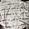 Название персонализированное детское одеяло пеленание детское постельное белье для кроватки для животных лошади Корона Custom Newbor