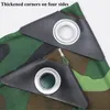 Thick 0.35mm Camouflage Tarpaulin Rainproof Cloth Shade Sail Outdoor Tent Waterproof Cloth Pet Dog House Cover Car Shed Awning