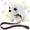 Electric/RC Animals Plush Electric Dog Boy Toy Dog Girl Dog Walking Toy Electronic Interactive Dog Walking Toyl2404