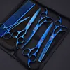 NOUVEAU CISSOIRS DE PET JP PETAL DE 7 POUCHS THEAUX SHEARS POUR LES CHIPS CUTSORCURVE CISSORTSORDING CISEURS 6PCS / SET + PEUP