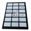 Partihandel ädelsten Display Box Diamond Packaging Organizer Case Beads Earring Holder Jewelry Gems Storage Display Tray Case