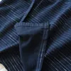 ملابس منزلية 2024 القطن الصيف الرجال بيجاماس اليابانية كيمونو 2 قطعة مجموعة ليلية ملابس النوم البسيطة بدلة بيجاما صالة