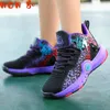 Zapatillas de baloncesto para niños Brand Boy Boys transpirables Niños sin deslizamiento Sneakers Niñas Niñas Sport Sport Trainer Boy Girl Canasta