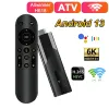 Kutu Lemfo Y10 Akıllı TV Stick Android 13 ATV Allwinner H618 2.4G 5G Çift WiFi OTA 6K HDR10 H265 Medya Oyuncu 2GB 16GB TV Kutusu