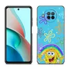 Étui de téléphone au meilleur ami de l'éponge pour xiaomi redmi note 5 6 7 8 9 10 11 11e 11t pro 11s 4G 10t 5G 8T 9s 10s couverture noire Soft TPU