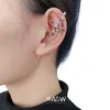 Boucles d'oreilles masw personnalité de conception d'origine en laiton de haute qualité cors en argent épais pour femmes bijoux modernes 1 pc en laiton