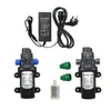 DC 12 Volt Hochdruck Wasserpumpe 60W 80W 100W Mikromembran Wasserpumpe mit Druck selbstprimierter Booster 12 Volt-Adapter