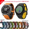 Voor QuickFit -band Garmin Fenix 7x 7 6 6x Pro 5x 5 Plus 3 uur Siliconenbanden 945 935 Smartwatch Release EasyFit Watchbands 22 26mm