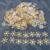 (200pcs / pack) 30 mm Christmas Snowflakes Confetti Artificiel Snow Ornements Arbre Ornements décorations pour la décoration de mariage à la maison