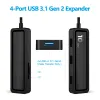 Stations 6 in 1 USB 3.2 Docking Station USB3.1 Gen2 10G Hub 10G PDS Hub voor iPhone 14 Promax MacBook Air Camera Game Console Mouse