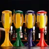 1.5 L Plastic Tabletop Wine Beer Tower Beverage Juice Dispenser with LED Colorful Shinning Lights Golden and Silver wine pourer