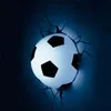 Lumières nocturnes ACORNER FOOTBALLE 3D LED LAMP SPORT CRÉATIVE CRÉATION LAMP Decoration Night Light Toy Boys Boys Birthday Kids YQ240207