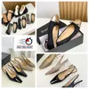 2024 Repetto With Box Top Quality Designer Sandals Luxury Slippers Womens Heel Dancing Shoes Soft GAI Platform Slip-On Size 35-39