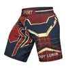 Breatter des shorts de boxe Muay Thai pour hommes imprimant les shorts MMA combattre le grappin en polyester gel gel thai boxing short MMA boxer