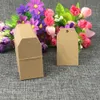 7*4cm 200 st/Lot Blank Paper Hang Tag/Clothing Swing Tag/Brand Care Etiketter/Gift Tag/Party Dekorera