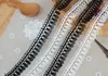 3 Meters/lot Width 1.7cm Black White Tassel Fringe Lace Trim Water Soluble Lace Fabric for Clothing Curtain DIY Home Accessories