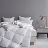 Lanlika Siberian Zero Sense 100% White Goose Down Quilt Edredón para Quiilt Winter Feather Double Queen King para el sueño familiar