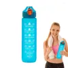 Бутылки с водой мотивационная спортивная бутылка 1 литр. Пропотешка выпивка на открытом воздухе кувшины фитнеса для кувшинов для кухни для кухни