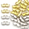 100 st 18x8mm metallnitar silverguld mustasch spikar punk studs för läder/väskor diy hantverk klo nitar klädtillbehör