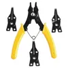 270/200/100PCSサーキットリング外部サーキットセット1pc Yellow 4 in 1 Snap Ring Pliers