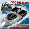 Flytec V900 GPS 40 pontos 500m Auto Retorno automático Retorno de 1,5 kg RC Bait Boat com luz de direção para pesca atualizada de V010 V700