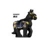 Horse Armor Battle Steed MOC Medieval Rome Knight Soldier Figuur Accessoires PRINT Montage Small Building Block Kids Toys Cadeau