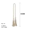 2pc Curtain Tieback Tassel Curtain Holdbacks Vintage Decor de casa Macrame Tie Back Treyback Tieback Living Sala Acessórios