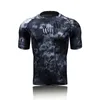 Military Tactical Shirt Short Sleeve Combat T Shirts Men Camo Quick Dry Base Layer Outdoor Sport Hiking Hunting Army Shirt