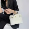 Sacs BK en cuir Handmade Womens 2024 Handbag Fashion Fashion Singlesholder Crossholder Crocodile Buckle G8J7 de haute qualité G8J7
