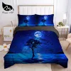 Dream ns Night View of the Sea Moonlight Art Bedding Home Textiles Set King Queen Bed Glozen Dekbedoverslag Beddengoed Set Bed Linnen