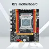 Moderbrädor X79 Moderkort Set NVME M.2 SSD LGA 2011 Desktop Mainboard PCIe 16x Support DDR3 Memory 4*SATA2.0 Gränssnitt 6*USB2.0 Gränssnitt