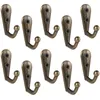 Hooks OMZ 10st Coat Heavy Duty Wall Mounted Hanger Closet för handdukskläder