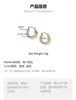 Orecchini per borchie 2024 Round Mirco Pave Bling ghiacciato Prong Off Brass Fashion Hip Hop Gioielli Be066 BE066