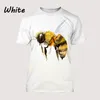 Summer Hot Summer Men Honey 3D Impresso de manga curta camiseta unissex casual ao ar livre streetwear