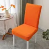 Sandalye, polyester modern yemek slipcovers şık ve temizlenmesi kolay üst elastik kapak