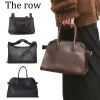 Luxurys bolso el diseñador de la fila The Tote Bag Margaux 15 Bolsos de cuero de cuero Crossbody Gran