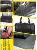 濃厚な黒い牛皮革のソファ生地、上層、全体の大きく、柔らかい、シースアンドメイド、ライチパターン、DIY、1.3-1.5mm