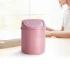 Creative Mini Waste Bin Desktop Cestino per la casa Forniture per ufficio in plastica Cestino di plastica Possiet Eco-Friendly Pustbin Pencil Storage