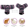 2/3/4/5 hål vikbar husdjurskatttunnel Pet Cat Training Toy for Cat Rabbit Animal Play Tunnel Tube Cat Play Tent Nest Toys