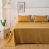 Bayue 1pc çift kişilik yatak tabakaları düz renkli tek boyutlu yataklar için tek boyutlu üst sayfa kraliçe kral kralı Sabanas cama 150 (yastık kılıfı yok)